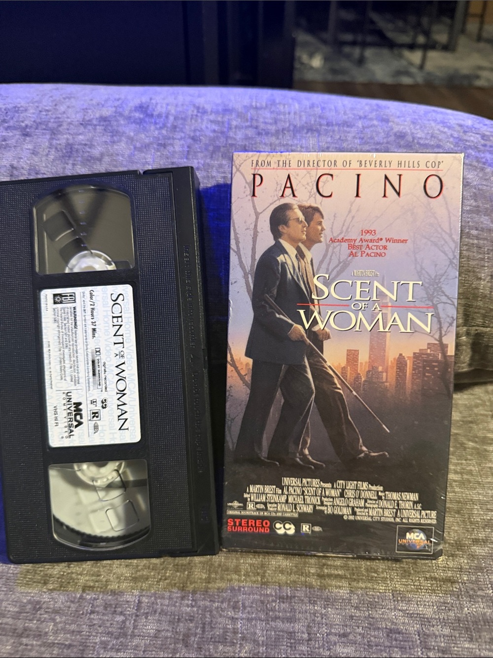 Scent of a Woman VHS Al Pacino 1992 Academy Award Winner Vintage MCA Universal